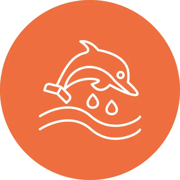 balina simgesi vektör illüstrasyonu