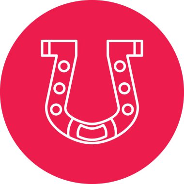 Kırmızı çemberdeki bir adamın vektör simgesi