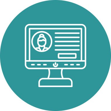 vektör dizüstü simgesi illüstrasyonu