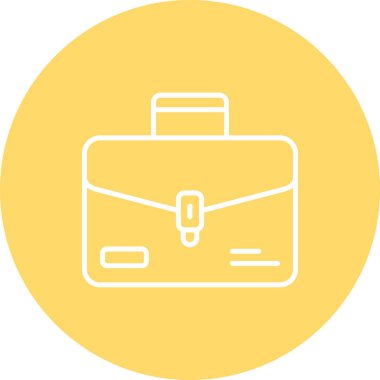 Çanta. Web simgesi basit illüstrasyon