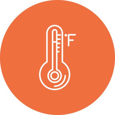 sıcaklık simgesi vektör illüstrasyonu