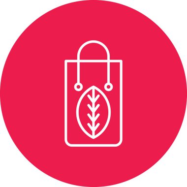 vektör torba simgesi, vektör illüstrasyonu