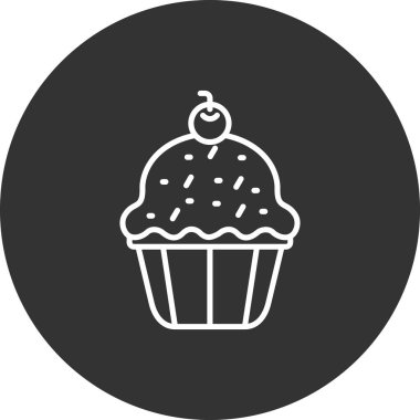 Tatlım. Web simgesi basit illüstrasyon