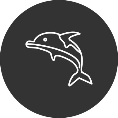 Modern yunus simgesinin vektör illüstrasyonu