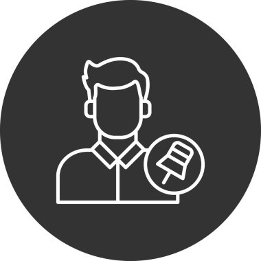 seo modern simgesinin vektör illüstrasyonu