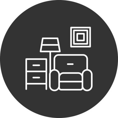 Modern simgenin vektör illüstrasyonu