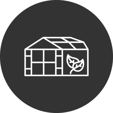 Modern ev simgesinin vektör illüstrasyonu