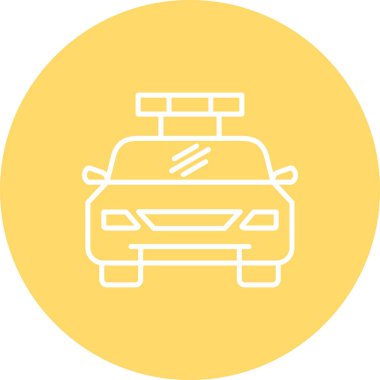 araba simgesi vektör illüstrasyonu