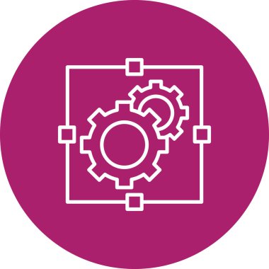 Vektör dişli simge tasarlamak