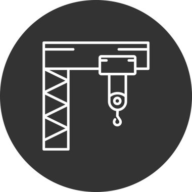 Yapı modern simgesinin vektör illüstrasyonu