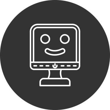 Modern simgenin vektör illüstrasyonu