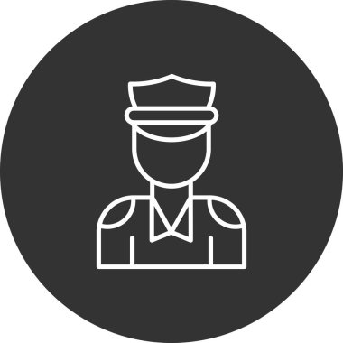 officer icon vector illustration