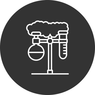 Kimya şişesi çizgi çemberi