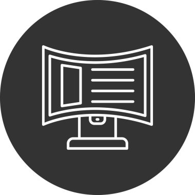 seo modern simgesinin vektör illüstrasyonu