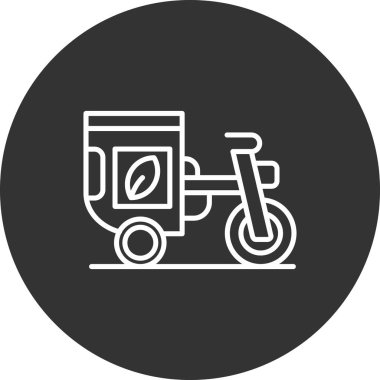 motor simgesi vektör illüstrasyonu