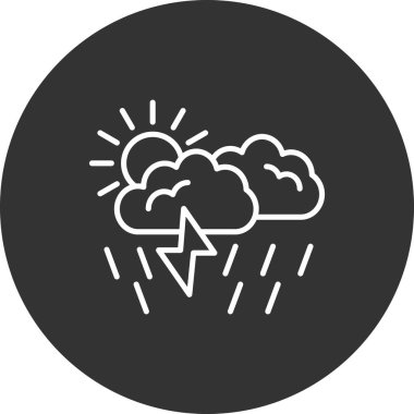 Hava simgesinin vektör illüstrasyonu