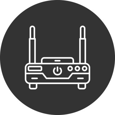 Modern simgenin vektör illüstrasyonu