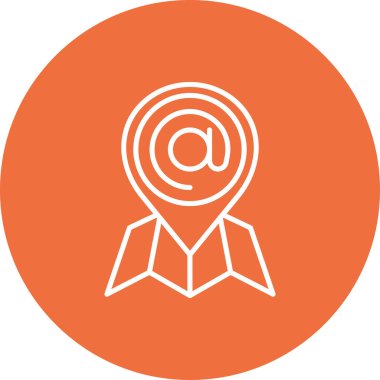 E-posta. Web simgesi basit illüstrasyon