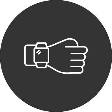 El izleme simgesinin illüstrasyon vektörü grafiği