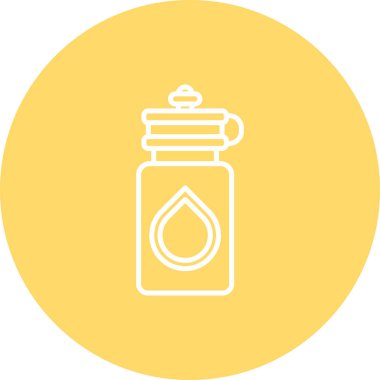 su şişesi simge vektör çizim