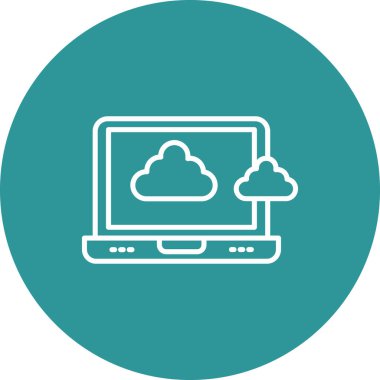 Bulut hesaplama. Web simgesi