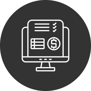 çevrimiçi alışveriş simgesi vektör illüstrasyonu