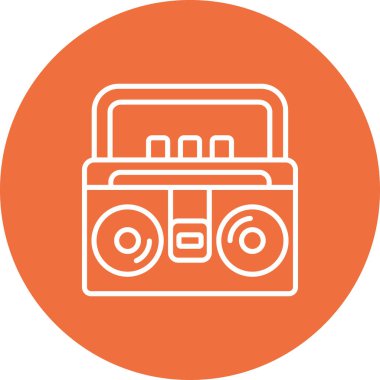 radyo simgesi vektör illüstrasyonu