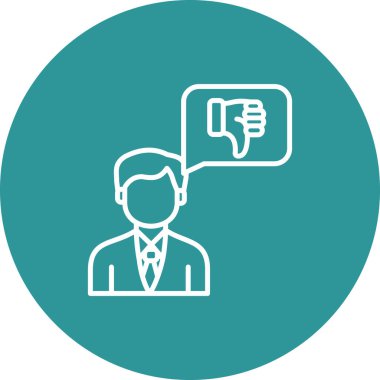 İş ve finans simgesinin vektör illüstrasyonu