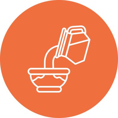 Gıda simgesinin vektör illüstrasyonu