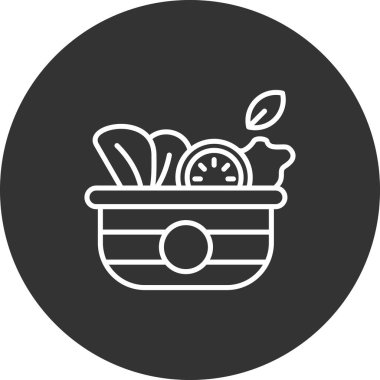 Gıda simgesinin vektör illüstrasyonu