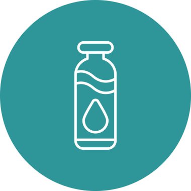 su şişesi simge vektör çizim