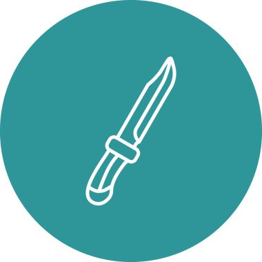 bıçak simgesi vektör illüstrasyonu