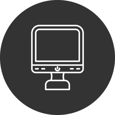 izleyici ikon vektör illüstrasyonu