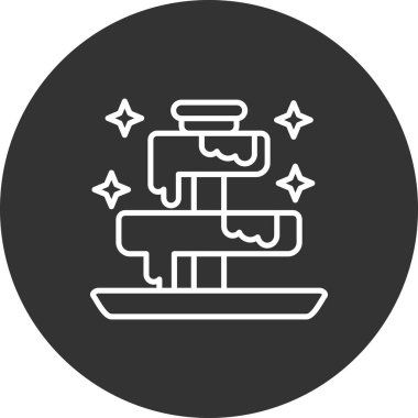 Gıda simgesinin vektör illüstrasyonu