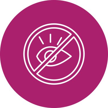 benzersiz vektör çizgisi simgesi yok