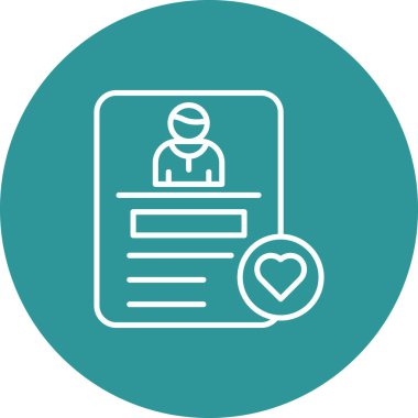 doktor simgesi, vektör illüstrasyonu