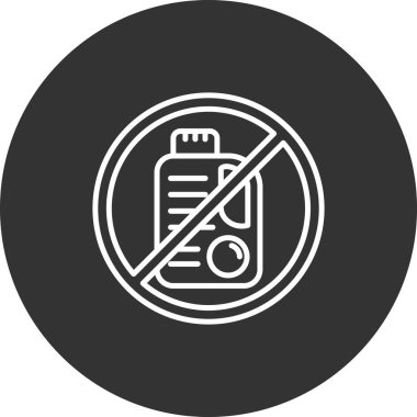 Modern simgelerin hiçbirinin vektör çizimi