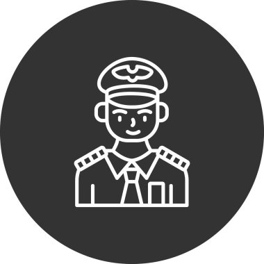 Modern simgenin vektör illüstrasyonu