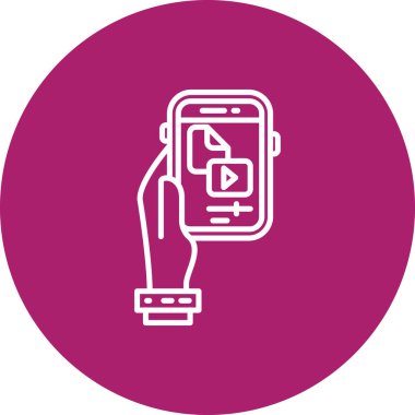 akıllı telefon akıllı telefon simge vektör resimleme