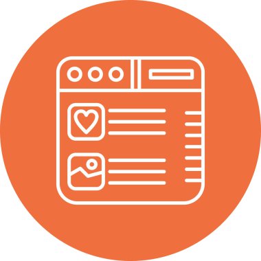 seo modern simgesinin vektör illüstrasyonu