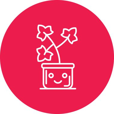 Vektör Çiçeği Simgesi illüstrasyonu