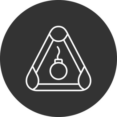 Eşsiz pusula vektör simgesi