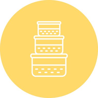 Pasta Simgesinin Vektör illüstrasyonu