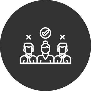 insanlar simge vektör illüstrasyonu