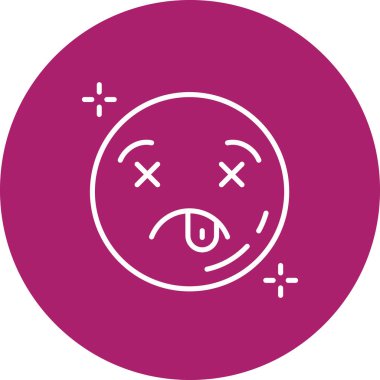 vektör emoji simgesi çizimi