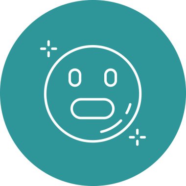 emoji simgesinin vektör illüstrasyonu