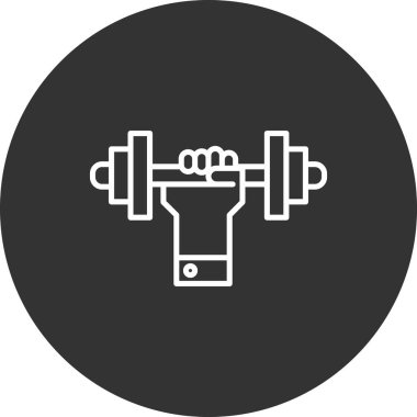 dambıl simgesi vektör illüstrasyonu