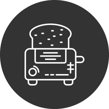 Kişisel ve ticari kullanım için vektör yiyecek simgesi.