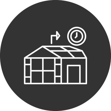 Yapı simgesinin vektör illüstrasyonu