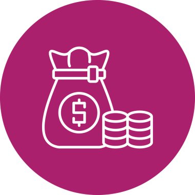 Modern simgenin vektör illüstrasyonu